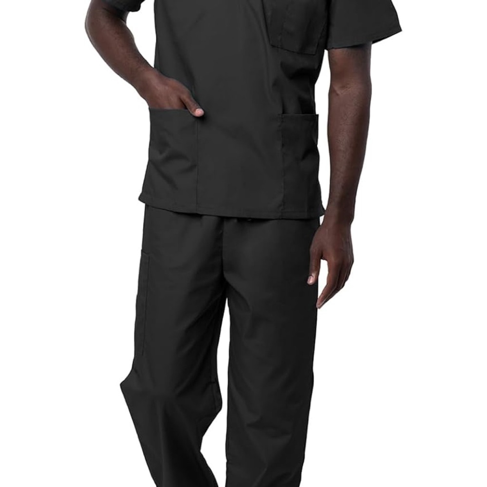 Unisex Black Sivvan Scrub Set